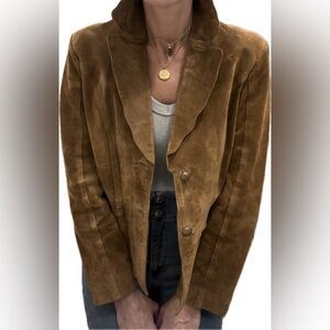 Vintage genuine suede blazer in excellent condition.